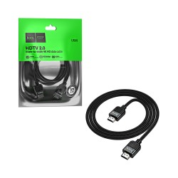Cable HDMI Hoco US09 Cutting-Edge 4k HD para Computadora 1m Negro Cable HDMI Hoco US09 Cutting-Edge 4k HD para Computadora 1m Negro